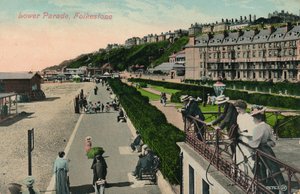 Lower Parade, Folkestone, koniec XIX-początek XX wieku autorstwa Unbekannt