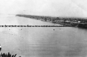 Dolny most pontonowy, Bagdad, Mezopotamia, I wojna światowa, 1918 autorstwa Unbekannt