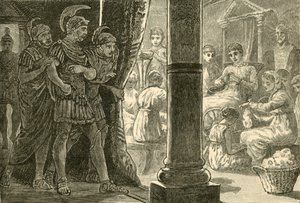 Lukrecja wśród panien, 1890. autorstwa Unbekannt