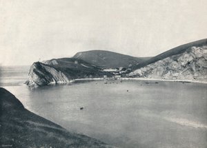 Lulworth - Lulworth Cove and Village, 1895 autorstwa Unbekannt