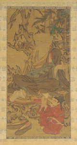 Luohan and Attendant, 1368-1644. autorstwa Unbekannt