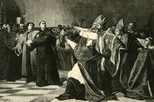 Luter na sejmie w Wormacji, 1521, 1890. autorstwa Unbekannt