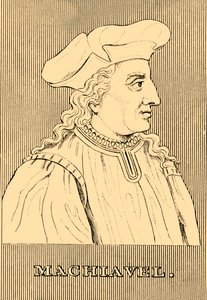 Machiavellego, 1469-1527, 1830. autorstwa Unbekannt
