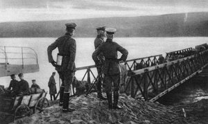 Armia Mackensena przekracza Dunaj, Rumunia, I wojna światowa, 1916 autorstwa Unbekannt