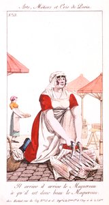 Sprzedawca makreli, 1826 autorstwa Unbekannt