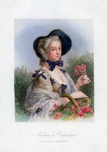 Madame de Pompadour jako piękna ogrodniczka autorstwa Unbekannt