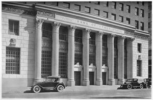 Główne wejście do Banku Włoch, Los Angeles, Kalifornia, 1924 autorstwa Unbekannt
