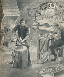 Produkcja zbroi dla Rycerzy Dawnych, c1934 autorstwa Unbekannt