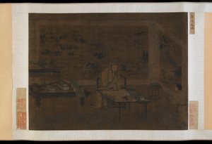 Mężczyzna czyści ucho, 1368-1644. autorstwa Unbekannt