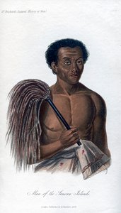 Człowiek z Wysp Samoa, 1848 autorstwa Unbekannt