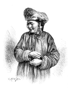 Kobieta z Manchu, ok. 1890 r. autorstwa Unbekannt