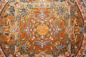 Mandalon Thangka, Bhaktapur, Nepal autorstwa Unbekannt