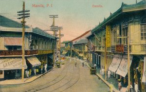Manila, P.I. Escolta, ok. 1912 r autorstwa Unbekannt