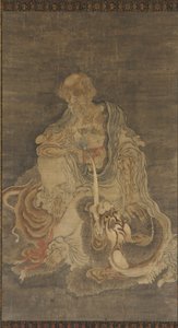 Mandziuśri siedzący na lwie, 1368-1644. autorstwa Unbekannt