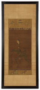 Mandziuśri na lwie, okres Muromachi, 1392-1568. autorstwa Unbekannt