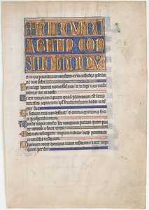 Rękopis z Psałterza Królewskiego, 1250-70. autorstwa Unbekannt