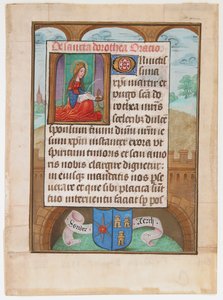 Rękopis ze św. Dorotą, z Księgi Godzin, ca. 1500. autorstwa Unbekannt