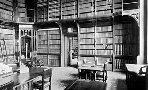 Sala Map, Biblioteka Izby Gmin, Pałac Westminsterski, Londyn, ok. 1905 r. autorstwa Unbekannt