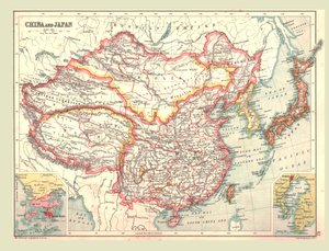 Mapa Chin i Japonii, 1902. autorstwa Unbekannt