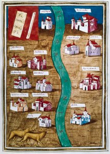 Mapa Palestyny (miniaturowa) autorstwa Unbekannt