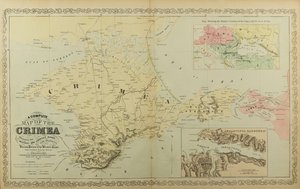 Mapa Krymu. autorstwa Unbekannt