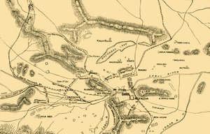 Mapa walk w dolinie Chardeh, 1901. autorstwa Unbekannt