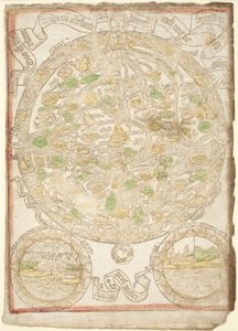 Mapa świata, ok. 1480. autorstwa Unbekannt