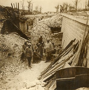 Koszary Marceau, Verdun, północna Francja, 1916 autorstwa Unbekannt