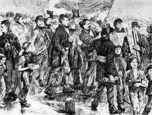 Marzec na rzecz Komuny, Komuna Paryska z 1871 r. autorstwa Unbekannt