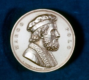 Marco Polo, wenecki podróżnik i kupiec, XIX wiek autorstwa Unbekannt