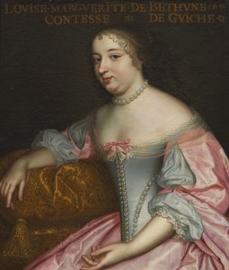 Marguerite Louise Suzanne de Béthune 1643-1726, hrabina Guiche, księżna Lude, ok. 1665. autorstwa Unbekannt