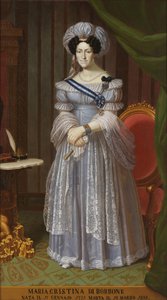 Maria Cristina z Neapolu i Sycylii 1779-1849, królowa Sardynii autorstwa Unbekannt