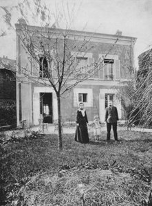 Marie 1867-1934 i Pierre 1859-1906 Curie autorstwa Unbekannt