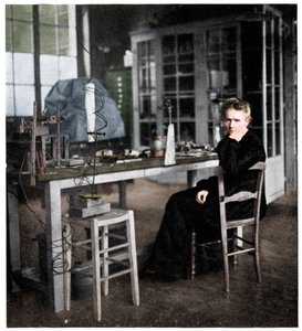 Marie Curie, urodzona w Polsce fizyka francuska, ok. 1920 r. autorstwa Unbekannt