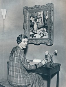 Marie Ney w swoim mieszkaniu, ok. 1934 autorstwa Unbekannt