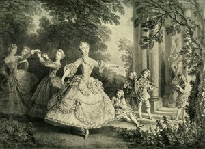 Taniec Marie Sallé, 1732, 1908. autorstwa Unbekannt