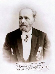 Marius Petipa, rosyjski tancerz baletowy i choreograf, 1898 autorstwa Unbekannt