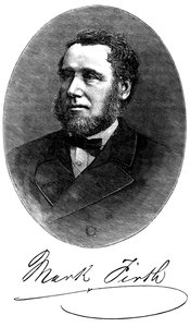 Mark Firth, brytyjski przemysłowiec i filantrop, ok. 1880 r. autorstwa Unbekannt