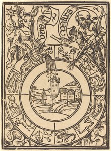 Mars i Wenus, XV wiek. autorstwa Unbekannt