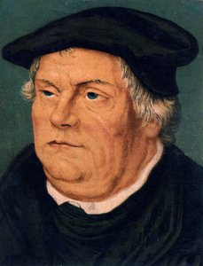 Marcin Luter, XVI-wieczny niemiecki reformator protestancki, XIX w. autorstwa Unbekannt