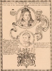 Maria, królowa Szkotów 1542-1587 oraz król Jakub VI i I 1566-1625, 1889 autorstwa Unbekannt