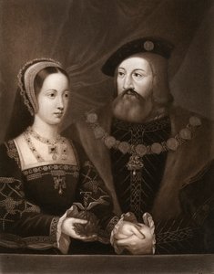 Mary Tudor i Charles Brandon, książę Suffolk, 1515, 1902 autorstwa Unbekannt