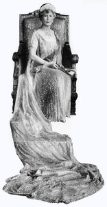 Mary of Teck, królowa małżonka Jerzego V z Wielkiej Brytanii, ok. 1930 autorstwa Unbekannt