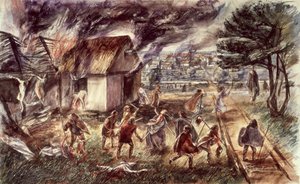 Masakra w Londinium, 60 AD autorstwa Unbekannt