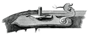 Matchlock, koniec XVII wieku, z Tower of London, ok. 1880 autorstwa Unbekannt