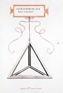 Rysunki matematyczne Czworościan Da Vinci autorstwa Unbekannt