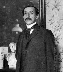 Maurice Barres, francuski dziennikarz, powieściopisarz i polityk, 1914 autorstwa Unbekannt