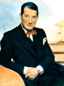 Maurice Chevalier, francuski aktor i popularny artysta, 1934-1935 autorstwa Unbekannt