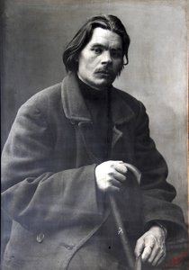 Maksym Gorki, rosyjski autor, c1901-c1902 autorstwa Unbekannt