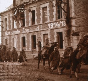 Niech Bóg ukarze Anglię, Bucy-le-Long, północna Francja, c1914-c1918 autorstwa Unbekannt